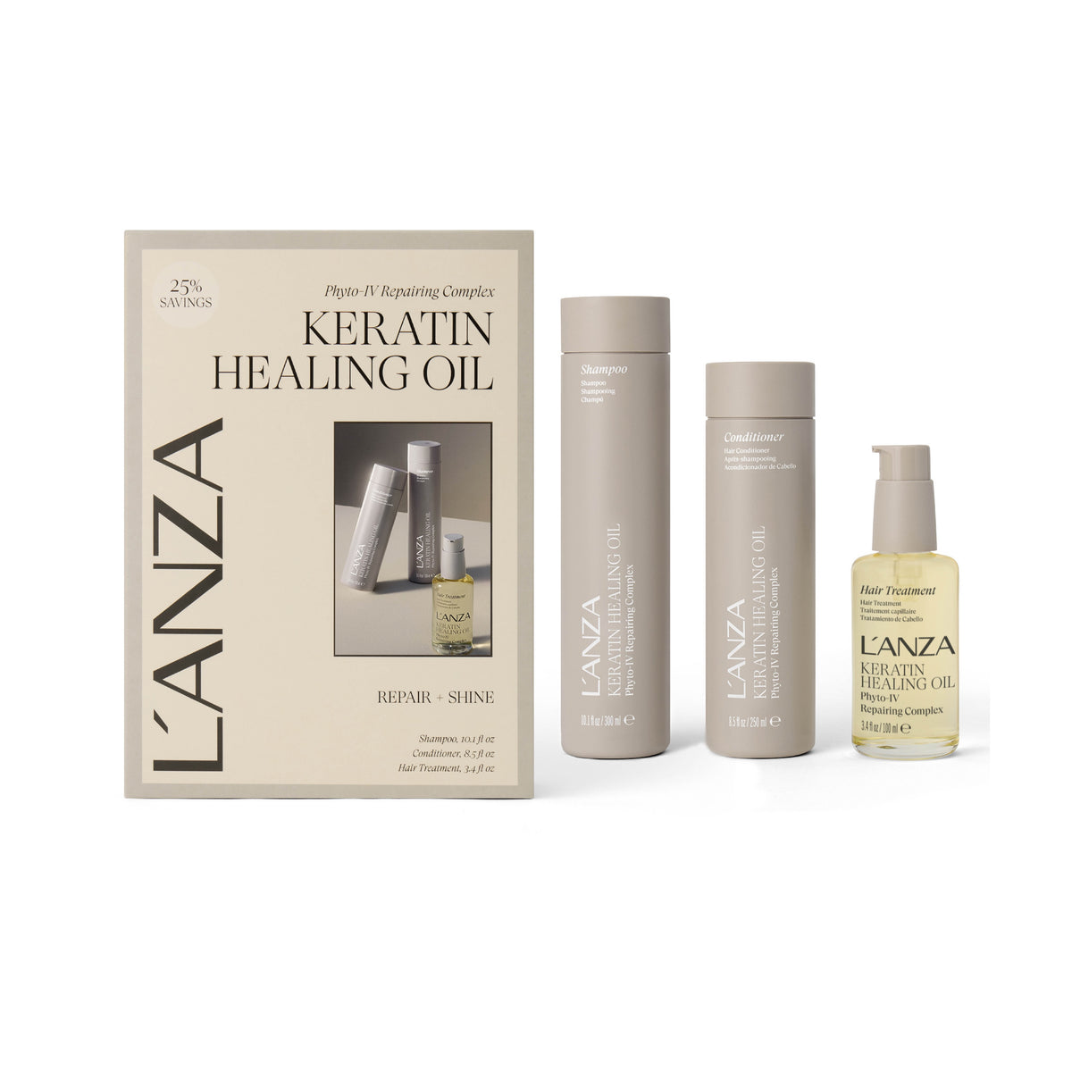 Keratin Healing Oil Trio Box