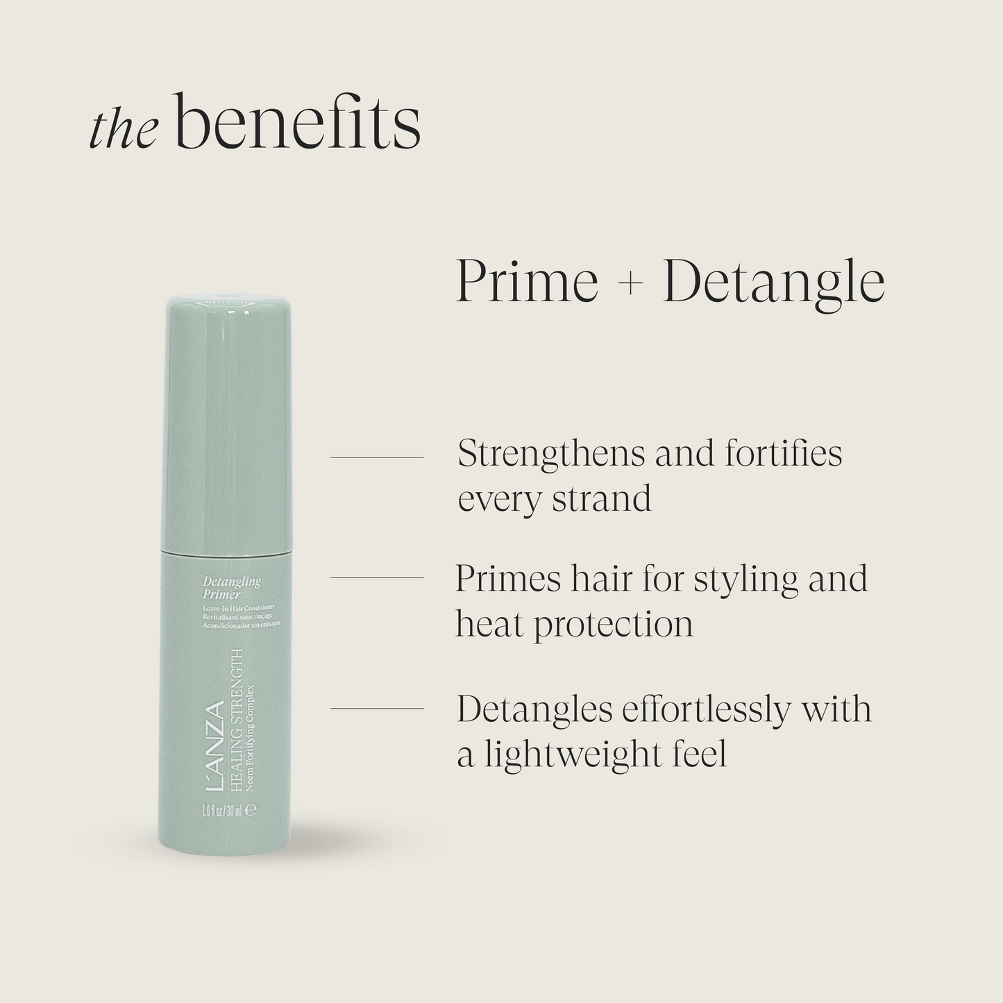 LNZ Healing Strength Detangling Primer