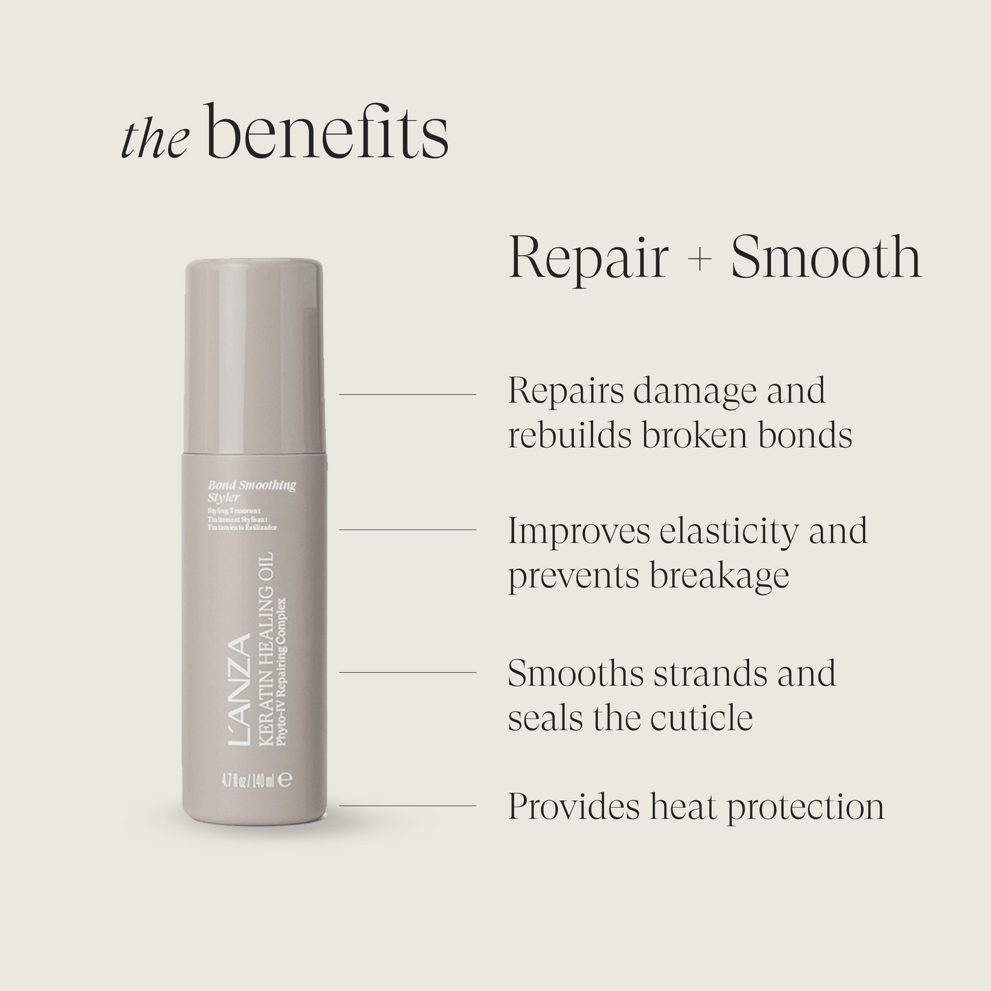 Keratin Healing Oil Bond Smoothing Styler