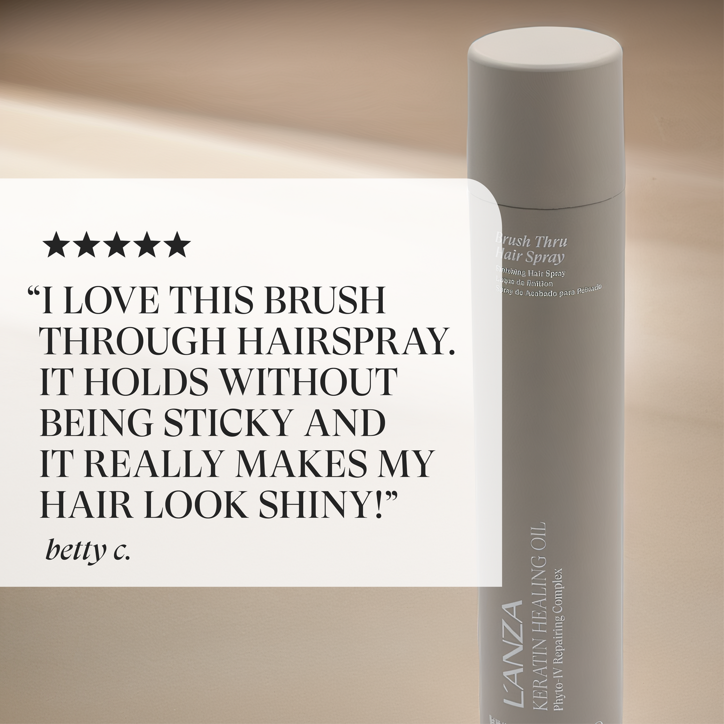 Keratin Healing Oil Brush Thru Spray
