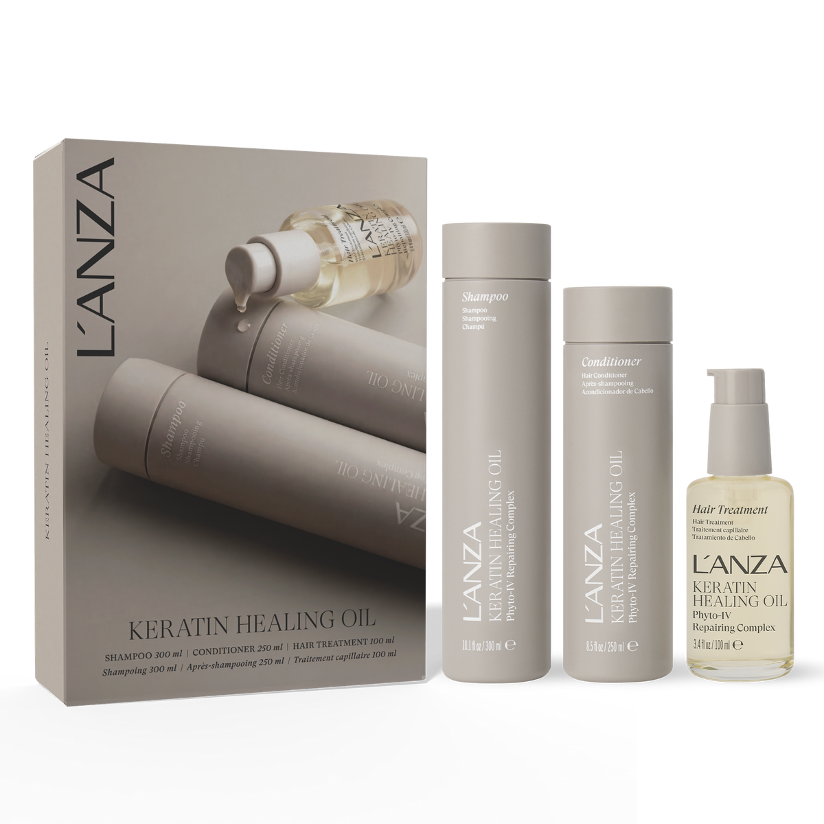 LNZ Keratin Healing Oil Holiday Trio 2026