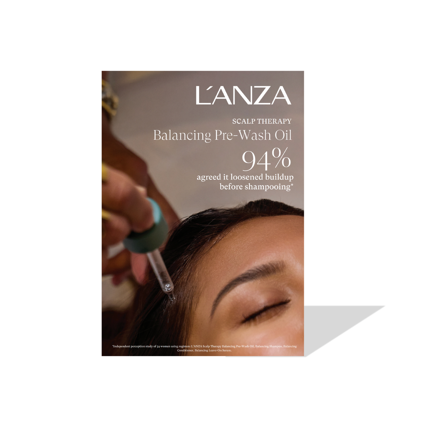 LNZ Easel Card Scalp Therapy Pre-Wash Oil
