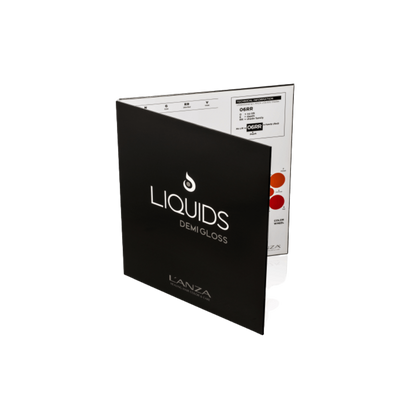LIQUIDS Demi Gloss Shade Book (2 Panel) Ver. 3