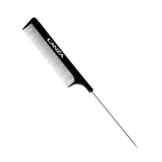 Lanza Healing Color Metal Tail Comb Extra Long