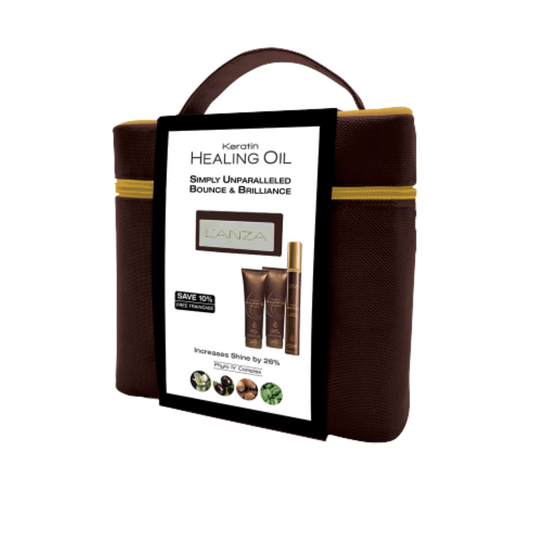Keratin Healing Oil Train Case, Travel Sizes (Products not included)